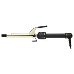 3/4-inch 24K Gold extended barrel curling iron for defined ringlets
