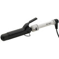 A professional 1-1/2 inch Nano Ceramic curling iron in a sleek monochrome finish for modern bathrooms.