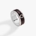 Hot Wheels Monster Truck Fidget Spinner Ring in Silver and Black