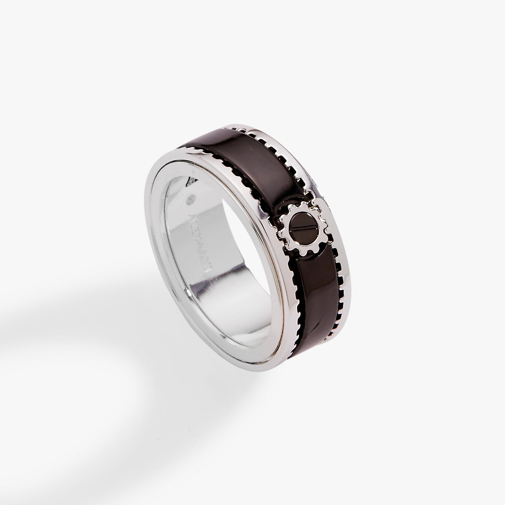 Hot Wheels Monster Truck Fidget Spinner Ring in Silver and Black