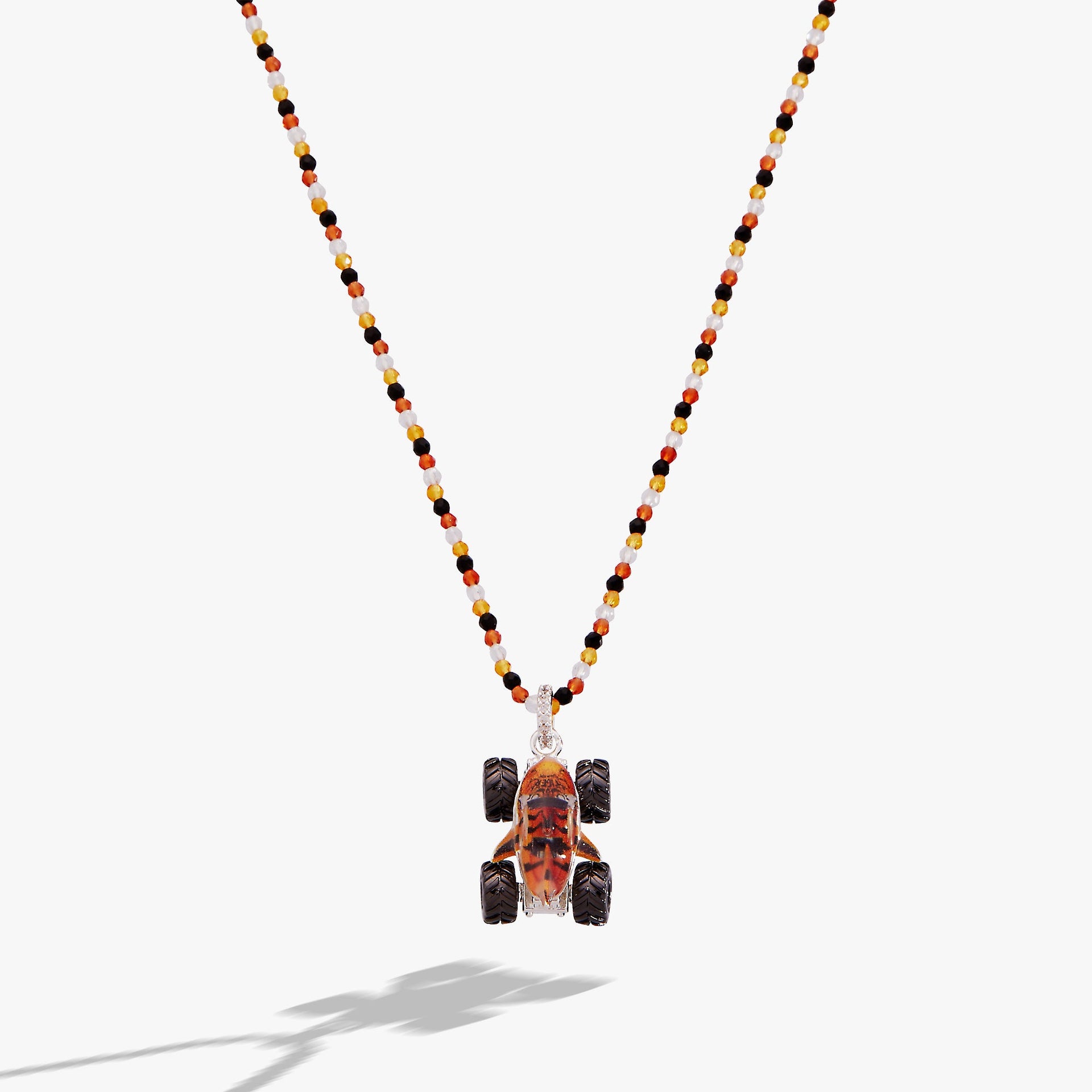 Hot Wheels™ Monster Truck Tiger Shark Pendant Necklace