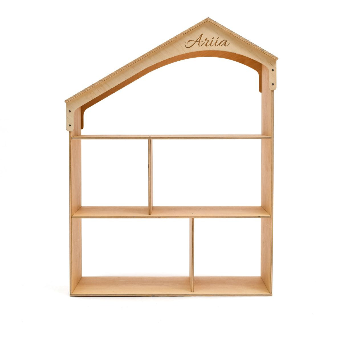 White Dollhouse Bookcase and Toy Storage for Kids Room