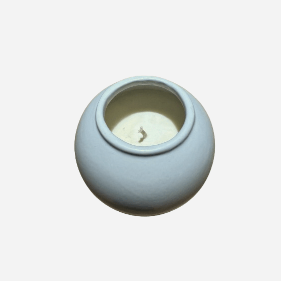 House of Dohwa Moon Jar Rice Bran Candle 320g 1ea