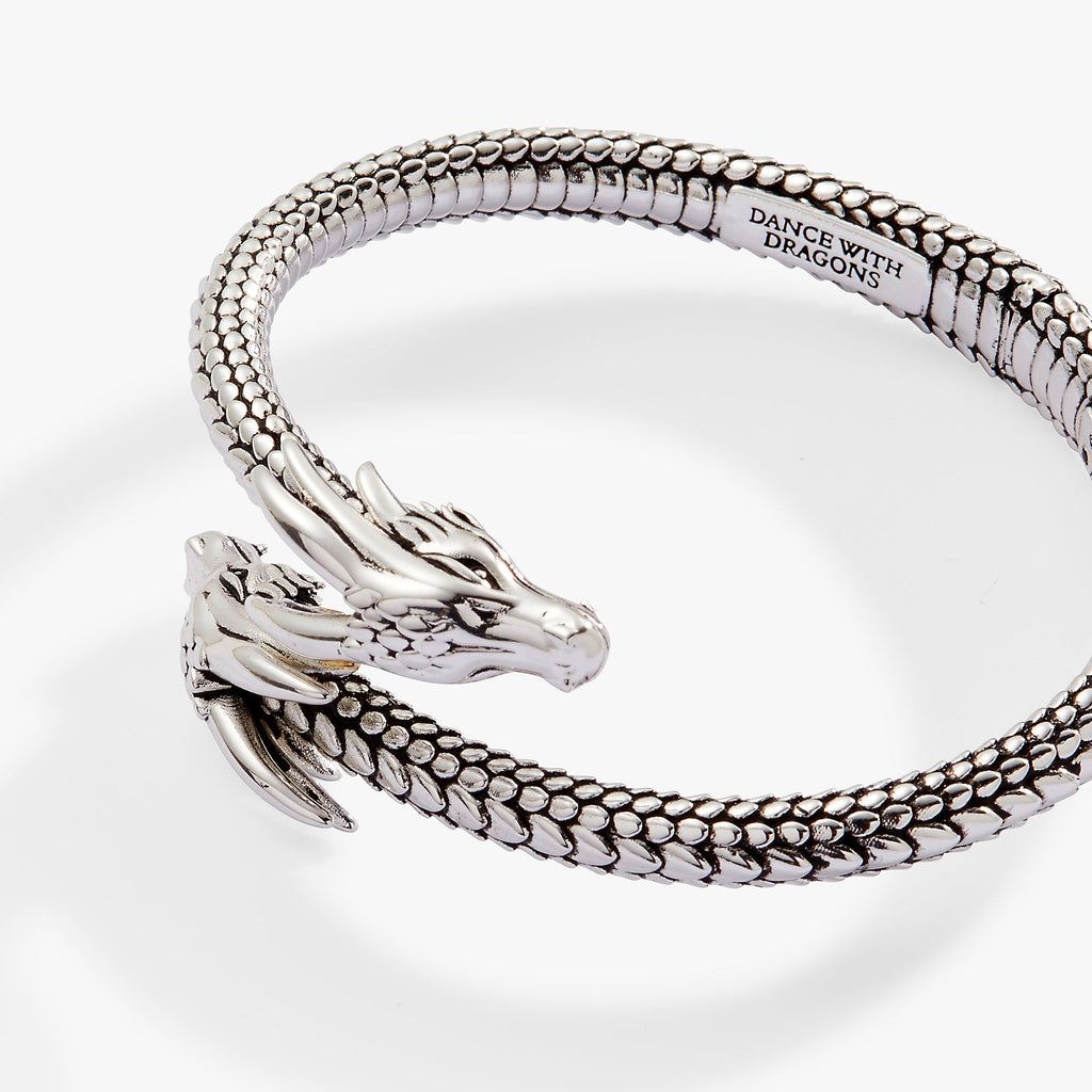 House of the Dragon™ Dragon Head Cuff Bracelet in Gold or Silver