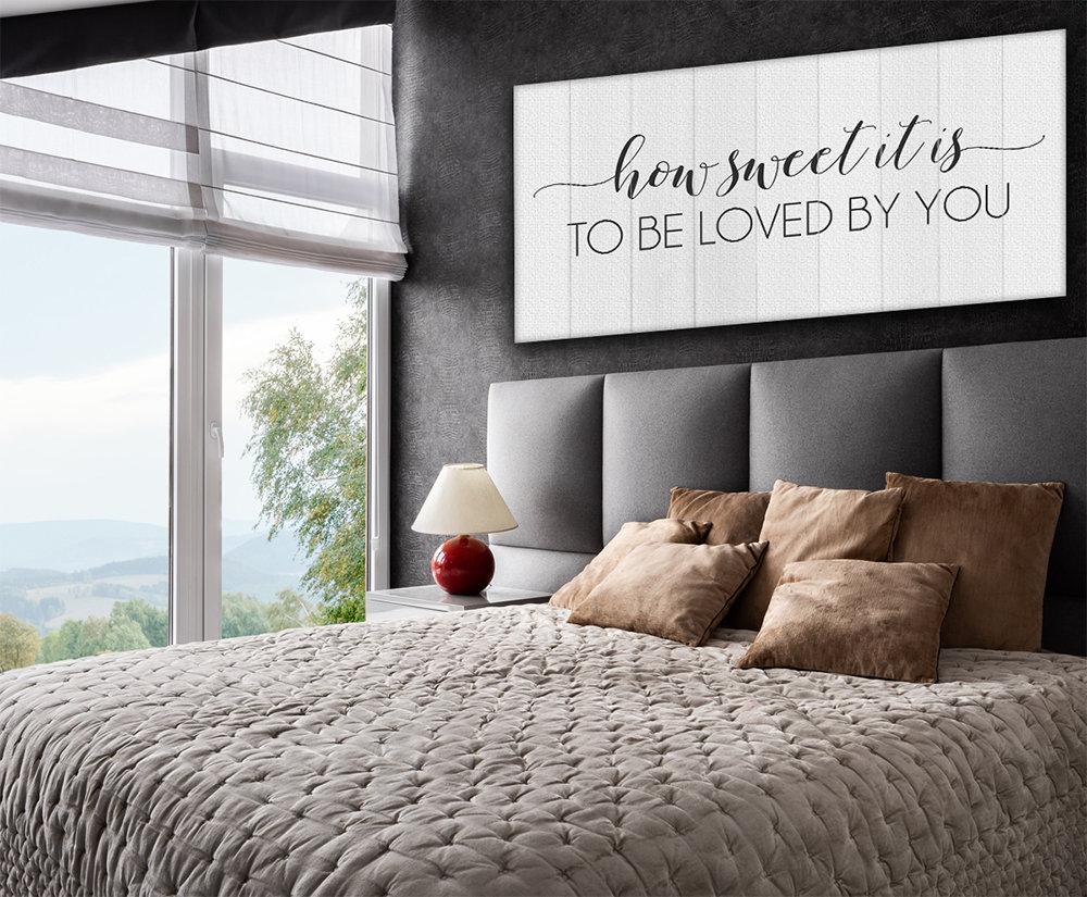 How Sweet It Is To Be Loved By You - Canvas