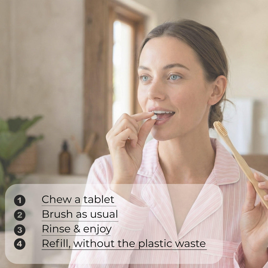 Fluoride-Free Cinnamon Toothpaste Tablets — 1 Month