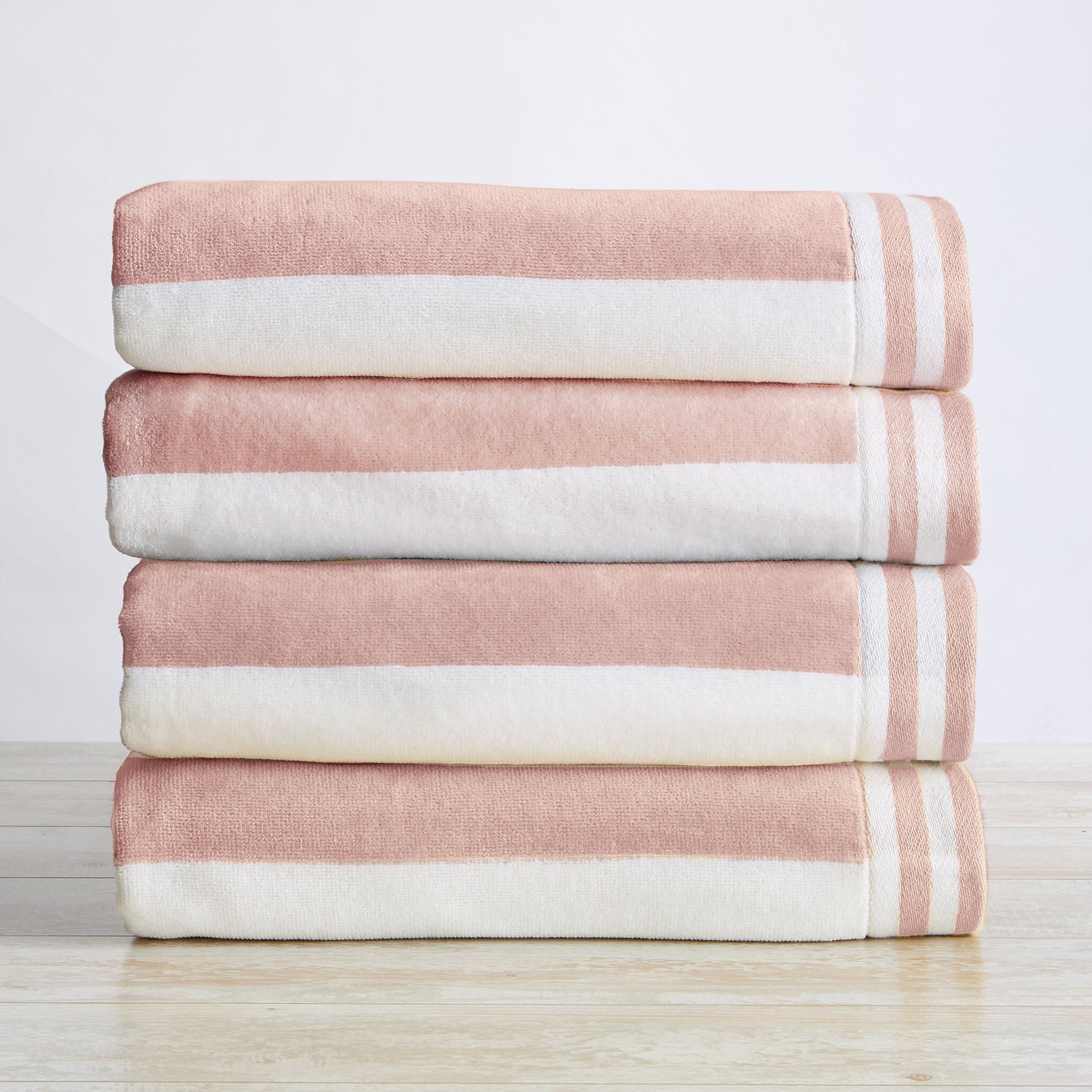 Striped Cabana Beach Towel 100% Cotton Ultra-Soft Pool Towel