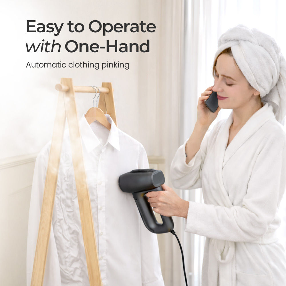 Vacuum Garment Steamer with Fabric-Grip Suction