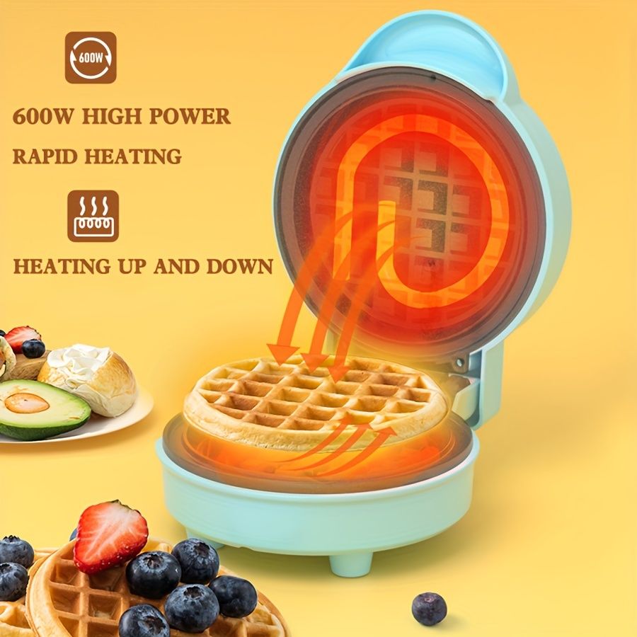Mini Round Nonstick Waffle Maker