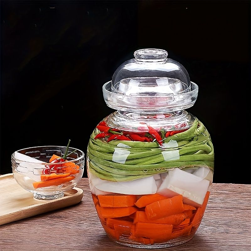 Glass Fermentation Jar with Lid