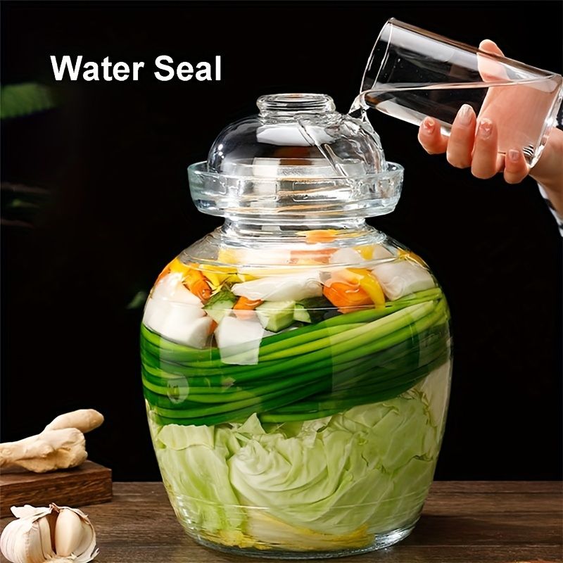 Glass Fermentation Jar with Lid