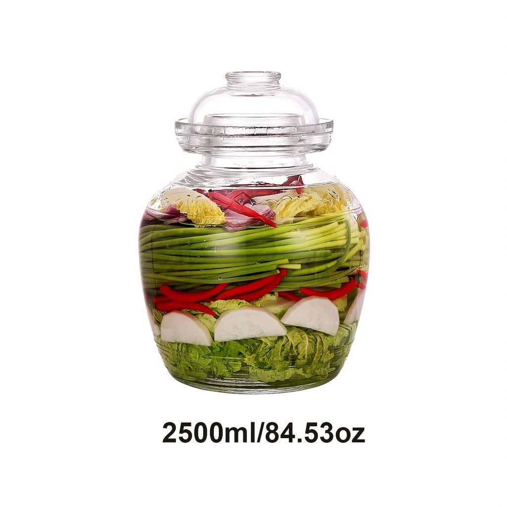 Glass Fermentation Jar with Lid