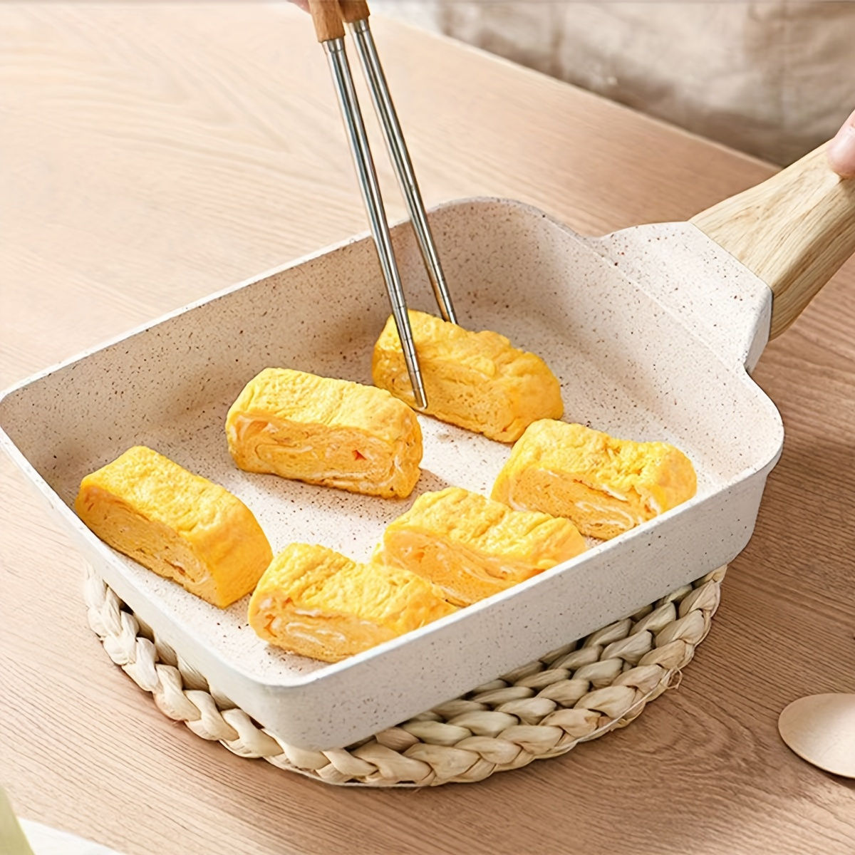 Japanese Square Non Stick Omelette Frying Pan