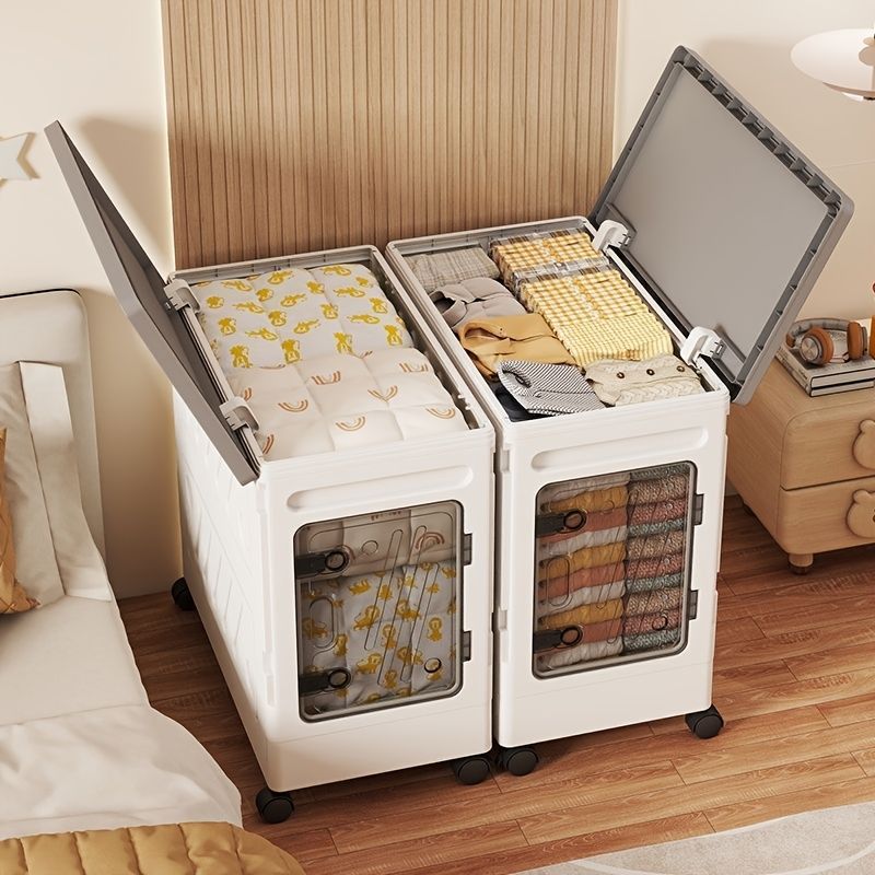 Oversized Clamshell Storage Box with Wheels