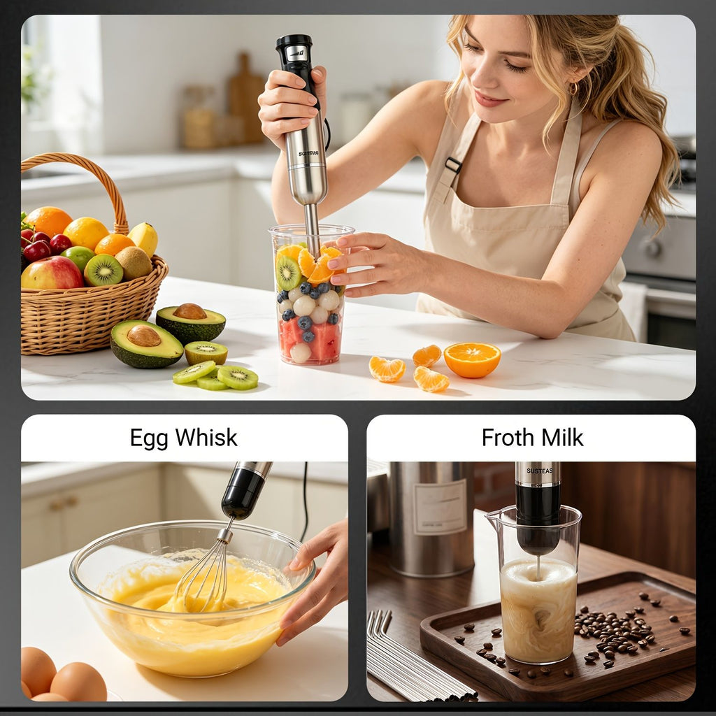 8 in 1 Handheld Immersion Blender