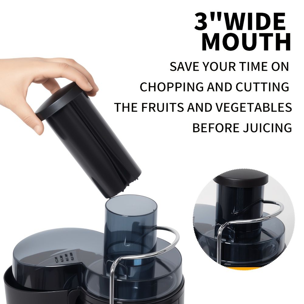 3 Inch Wide Mouth Juicer Blender for Fruits and Vegetables