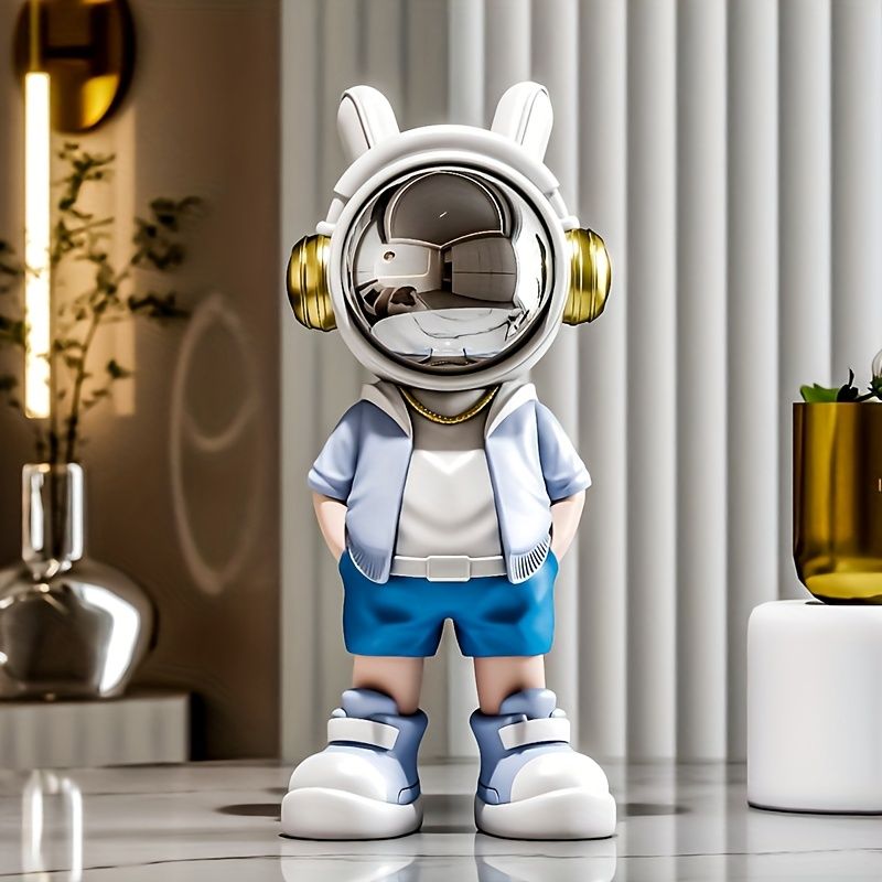 Astronaut Sculpture Desktop Ornament Resin Figurine