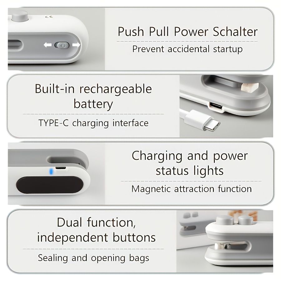 USB Portable Handheld Bag Sealer