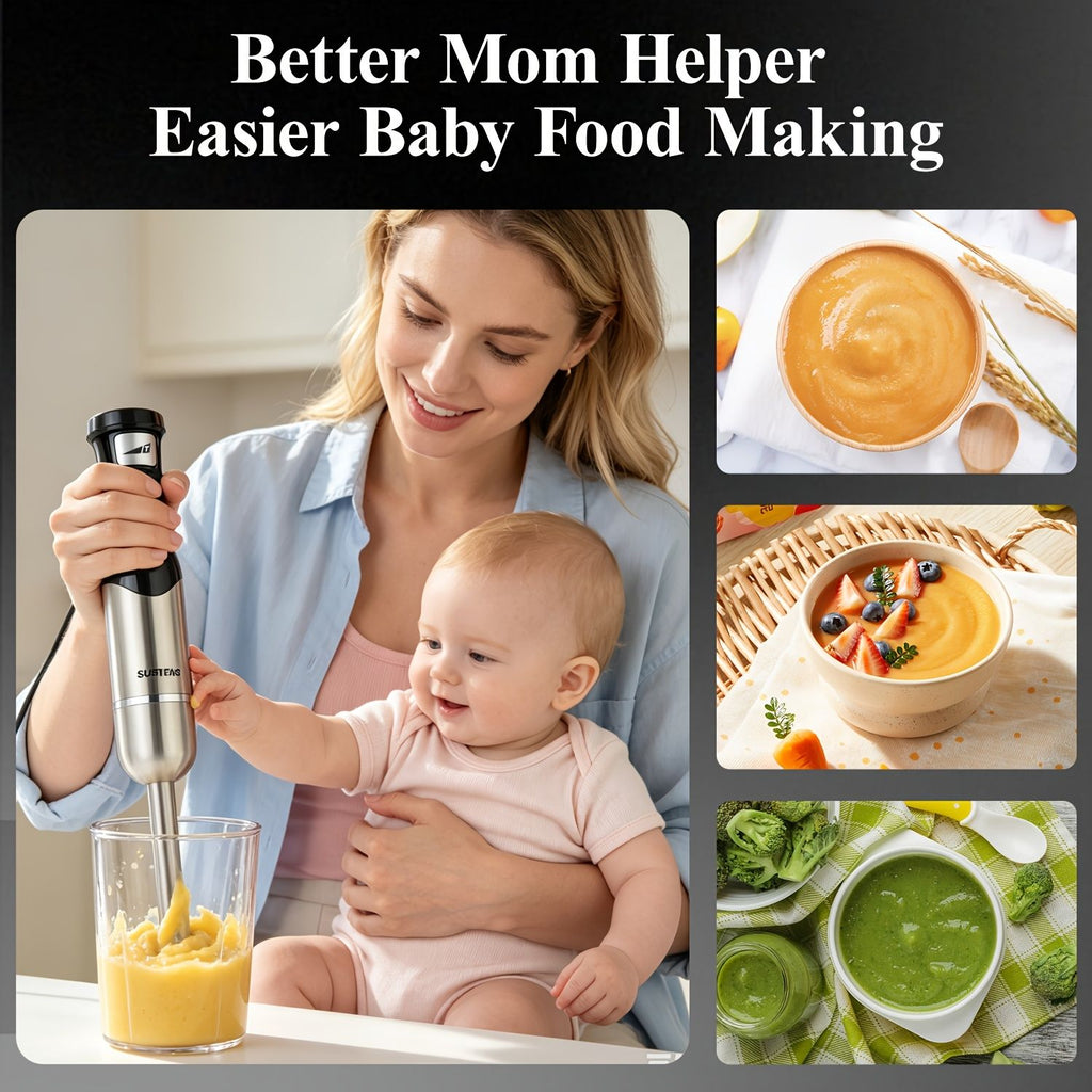 8 in 1 Handheld Immersion Blender
