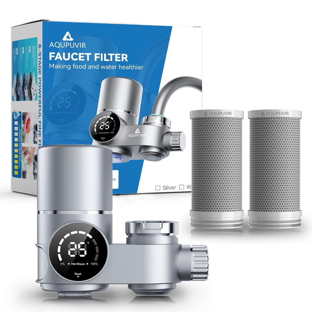 Faucet Water Filter with Filter Element for Standard Sinks