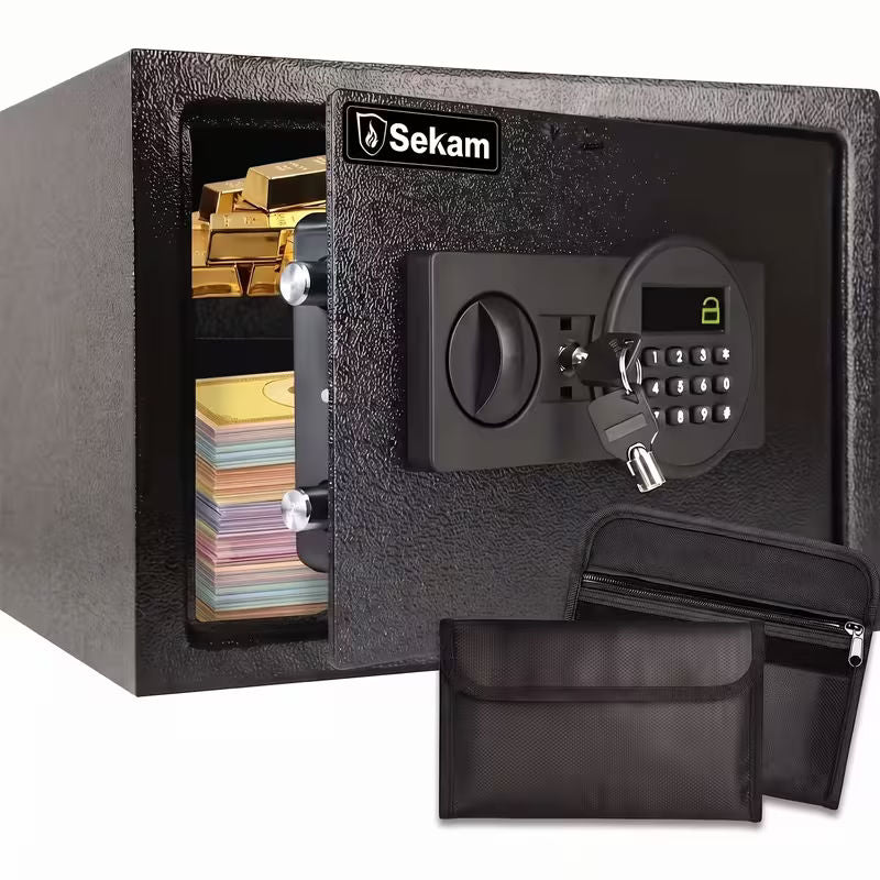 Fireproof Bag with Lock and Key