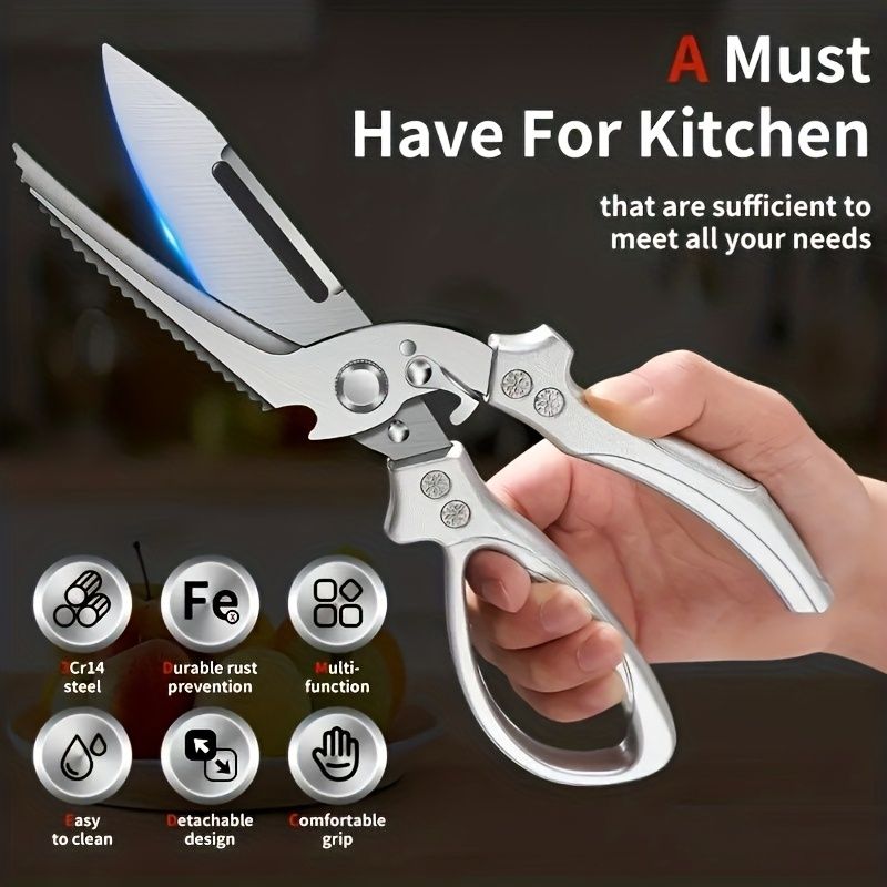 3Cr Stainless Steel Kitchen Shears for Chicken Bone