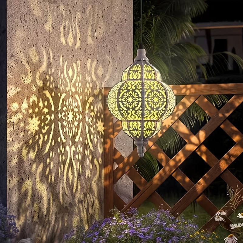 Solar Metal Hanging Lantern