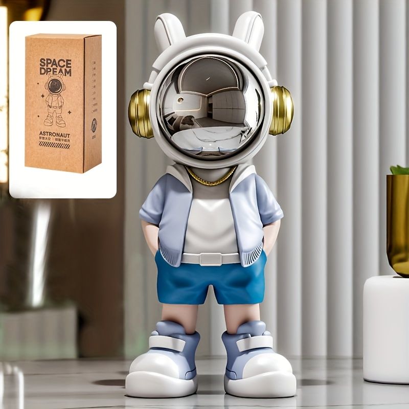 Astronaut Sculpture Desktop Ornament Resin Figurine