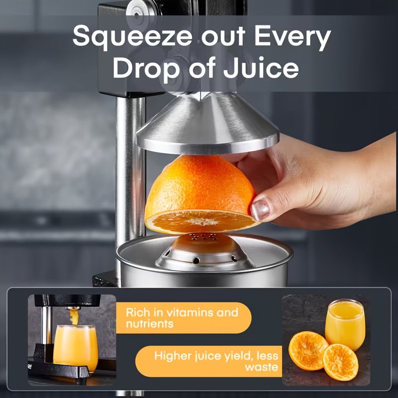 Manual Hand Press Citrus Juicer for Orange and Lemon Juice