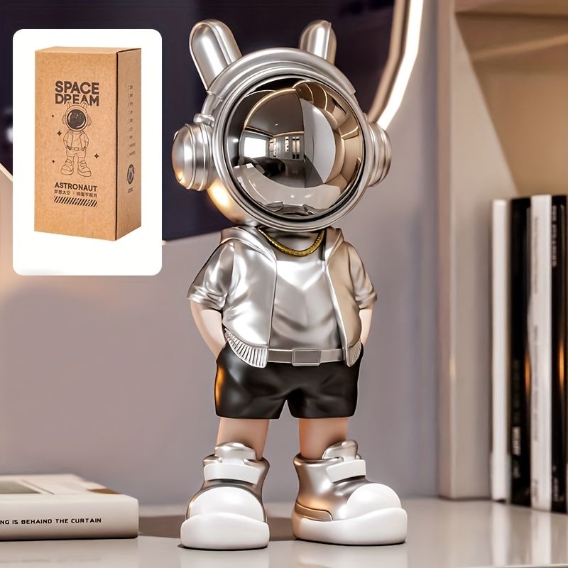Astronaut Sculpture Desktop Ornament Resin Figurine