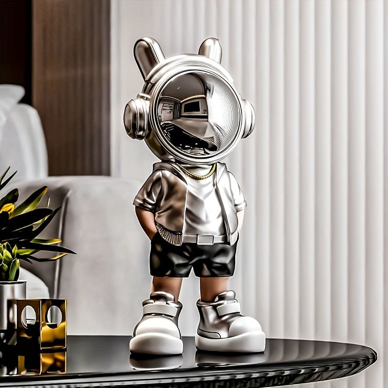Astronaut Sculpture Desktop Ornament Resin Figurine