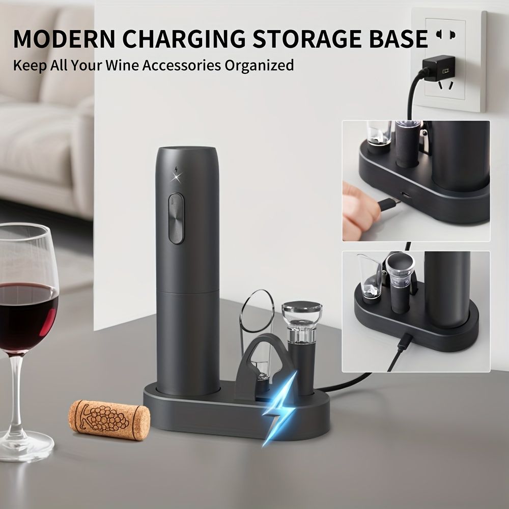 Rechargeable Electric Wine Opener Set