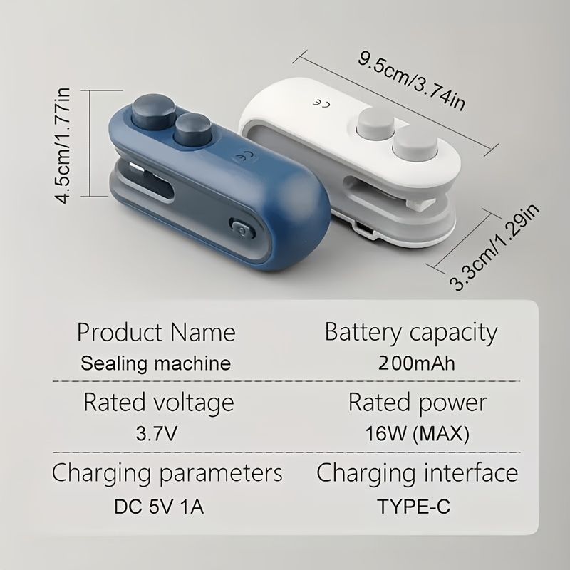 USB Portable Handheld Bag Sealer