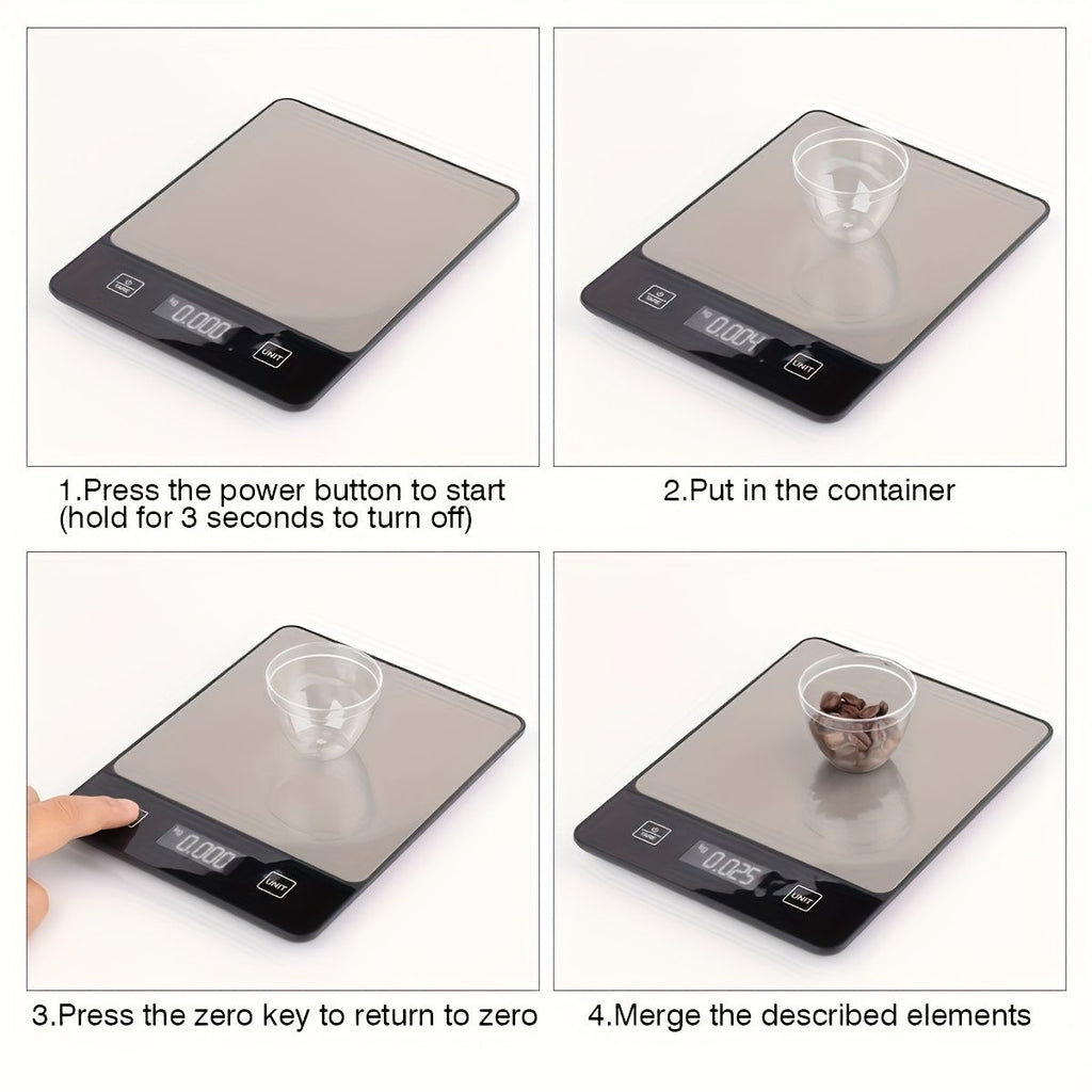 Digital Kitchen Scale 22lb Precise 1g Graduation