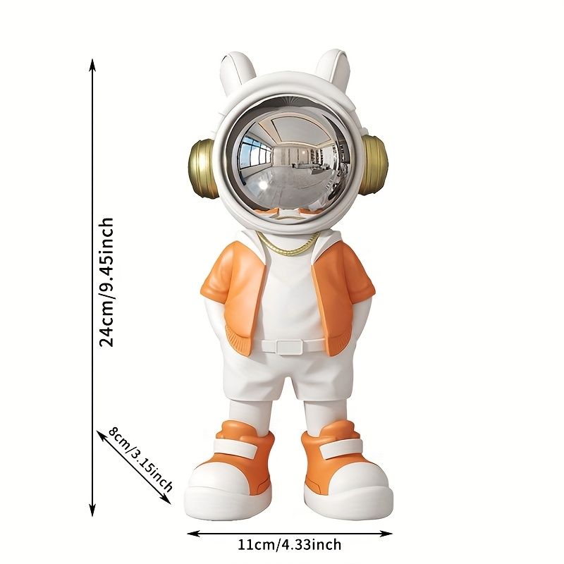 Astronaut Sculpture Desktop Ornament Resin Figurine