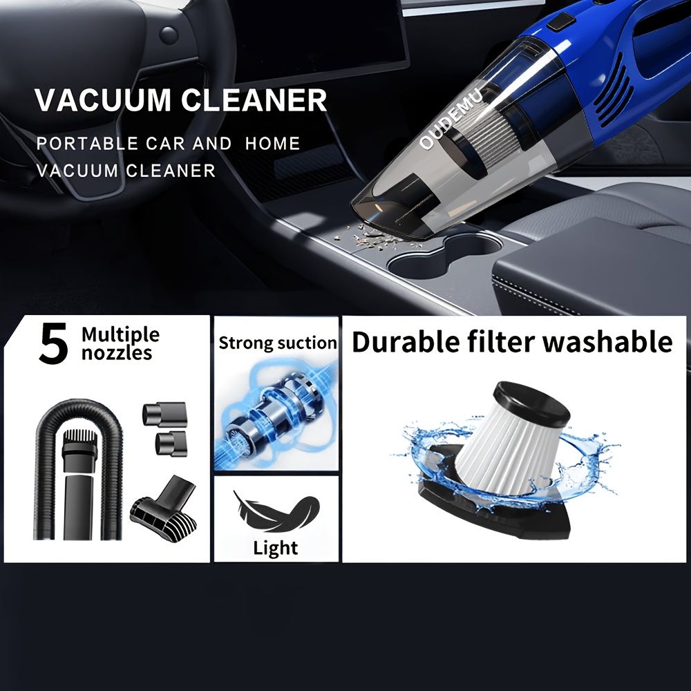 Cordless Handheld Vacuum Cleaner for Home and Car