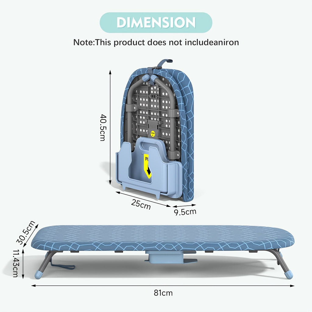 Tabletop Ironing Board with Non Slip Feet