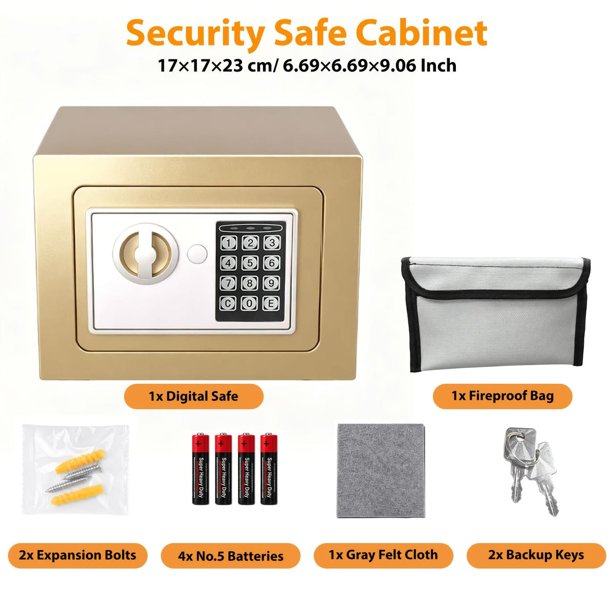 Digital Anti Theft Electronic Combination Safe