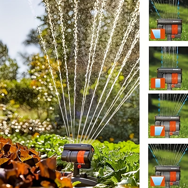 Automatic Oscillating Garden Sprinkler with 16 Nozzles