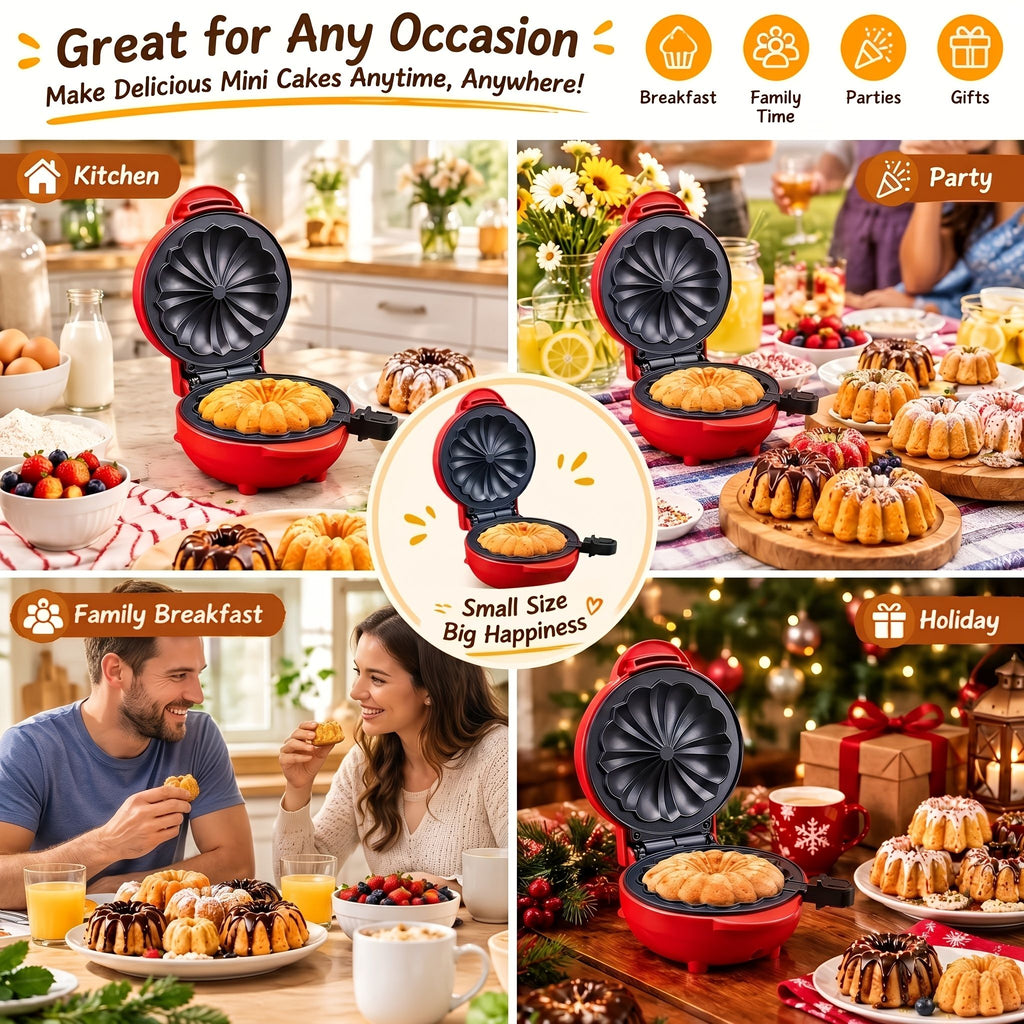 Mini Electric Non Stick Cake Maker