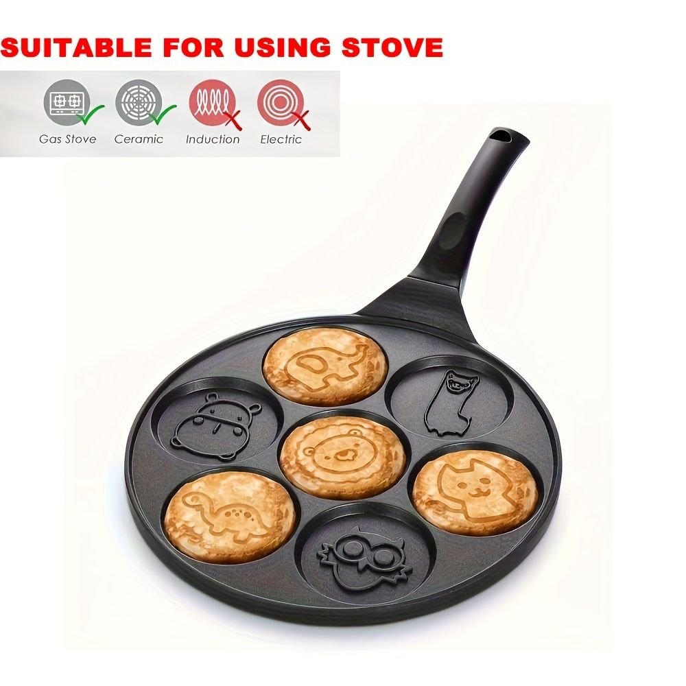 7-Hole Non Stick Animal Pancake Pan