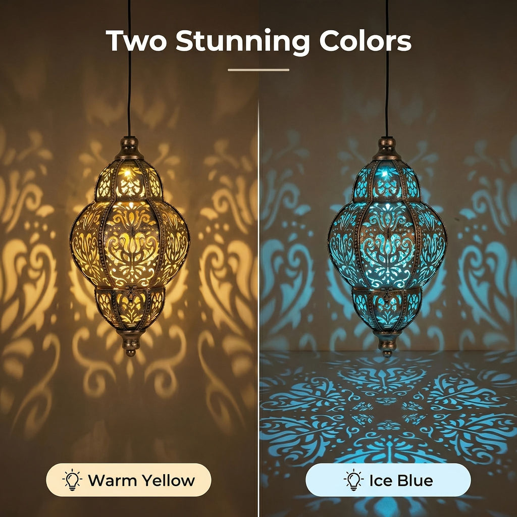 Solar Metal Hanging Lantern