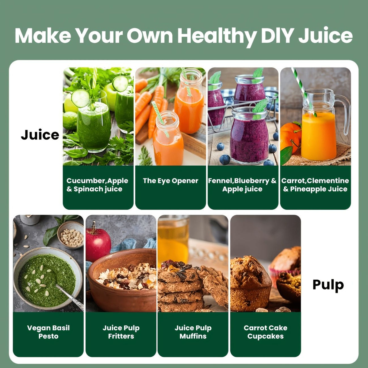 3 Inch Wide Mouth Juicer Blender for Fruits and Vegetables