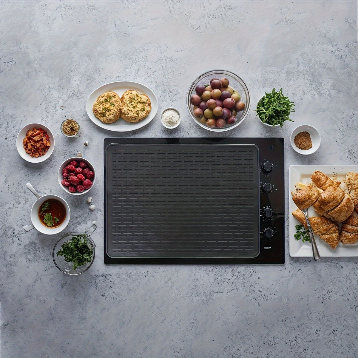 Silicone Stove Cover Mat 28 x 20 Inch Heat Resistant