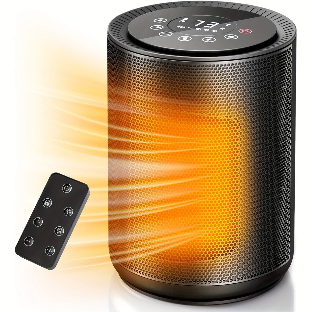 Ceramic Space Heater with Thermostat and Fan