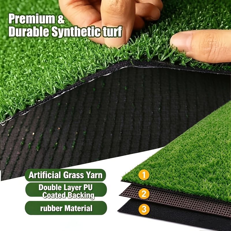 Artificial Turf Outdoor Rug for Patio and Lawn