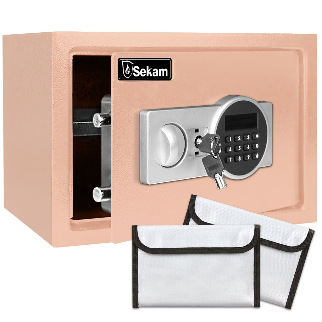 Fireproof Bag with Lock and Key