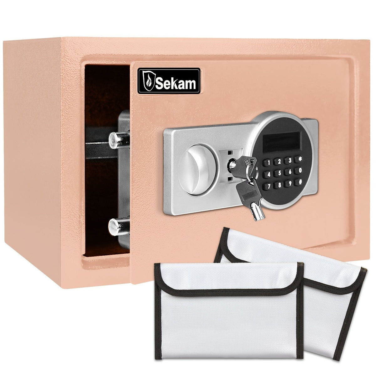 Fireproof Bag with Lock and Key