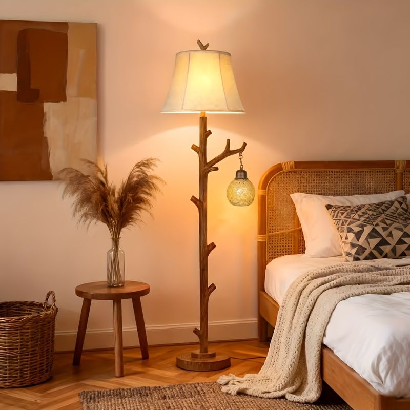 62in Modern Tree-Shaped Floor Lamp with Rotary Switch