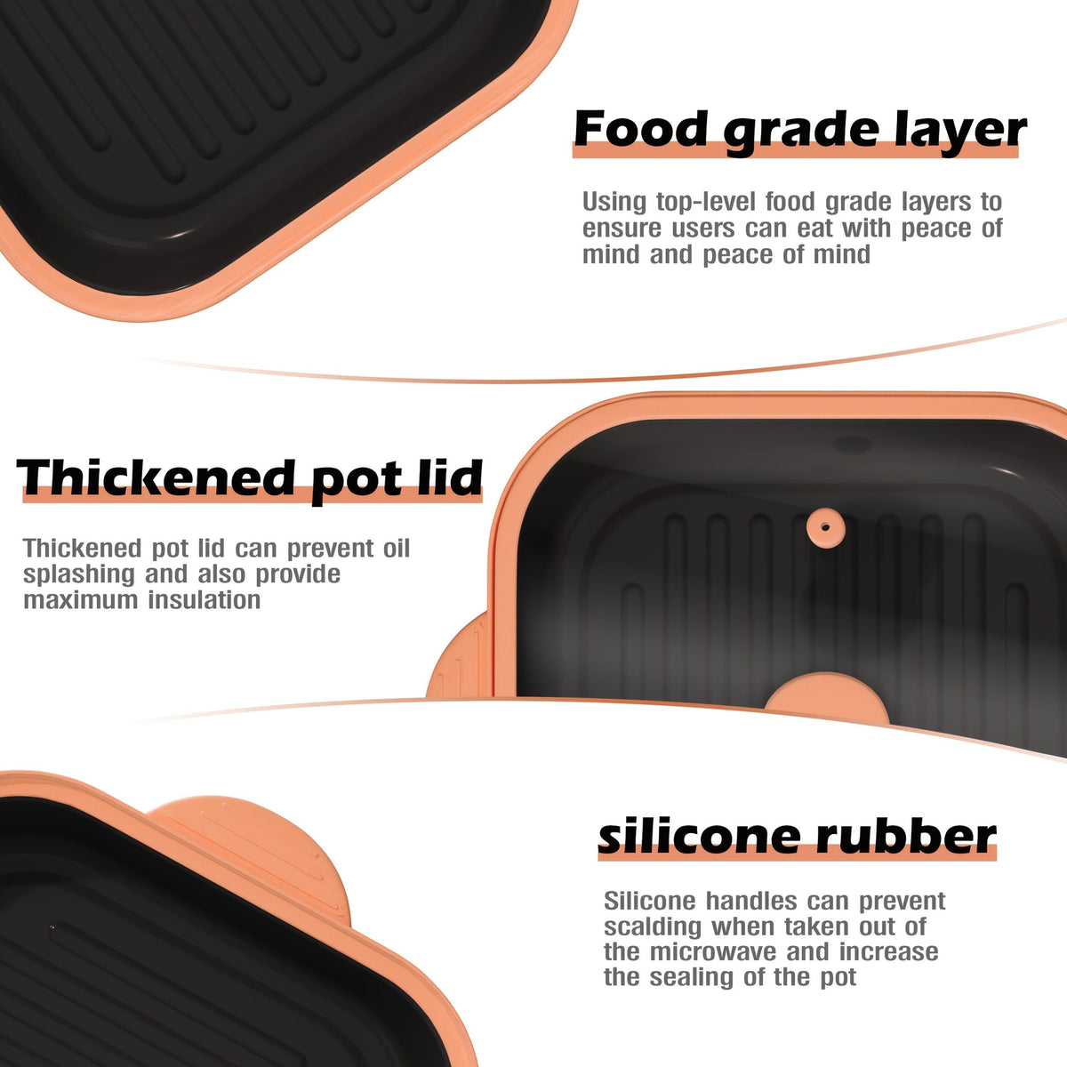Microwave Fry Pan with Lid and Crisping Plate